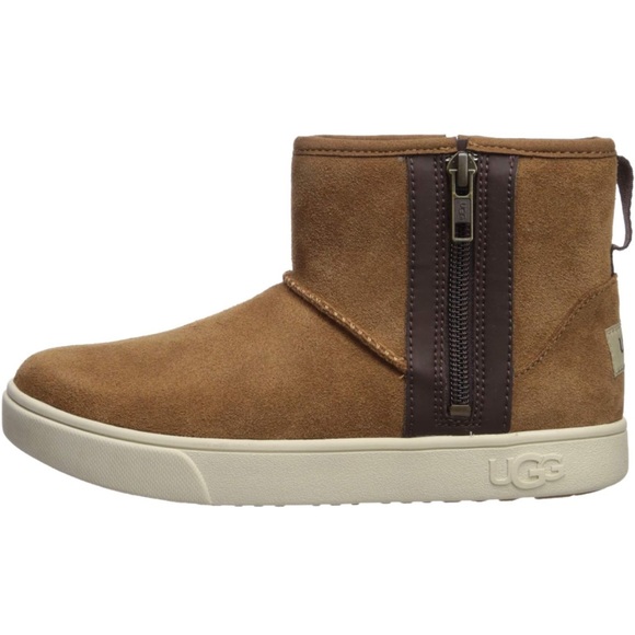 NEW: UGG Kids' Adler Sneaker, Chestnut, 5 M US Big Kid - Picture 3 of 11